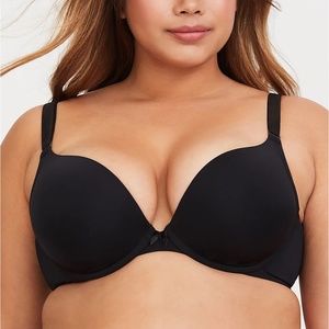 TORRID Curve 360 Back Smoothing Push-Up Plunge Bra EUC